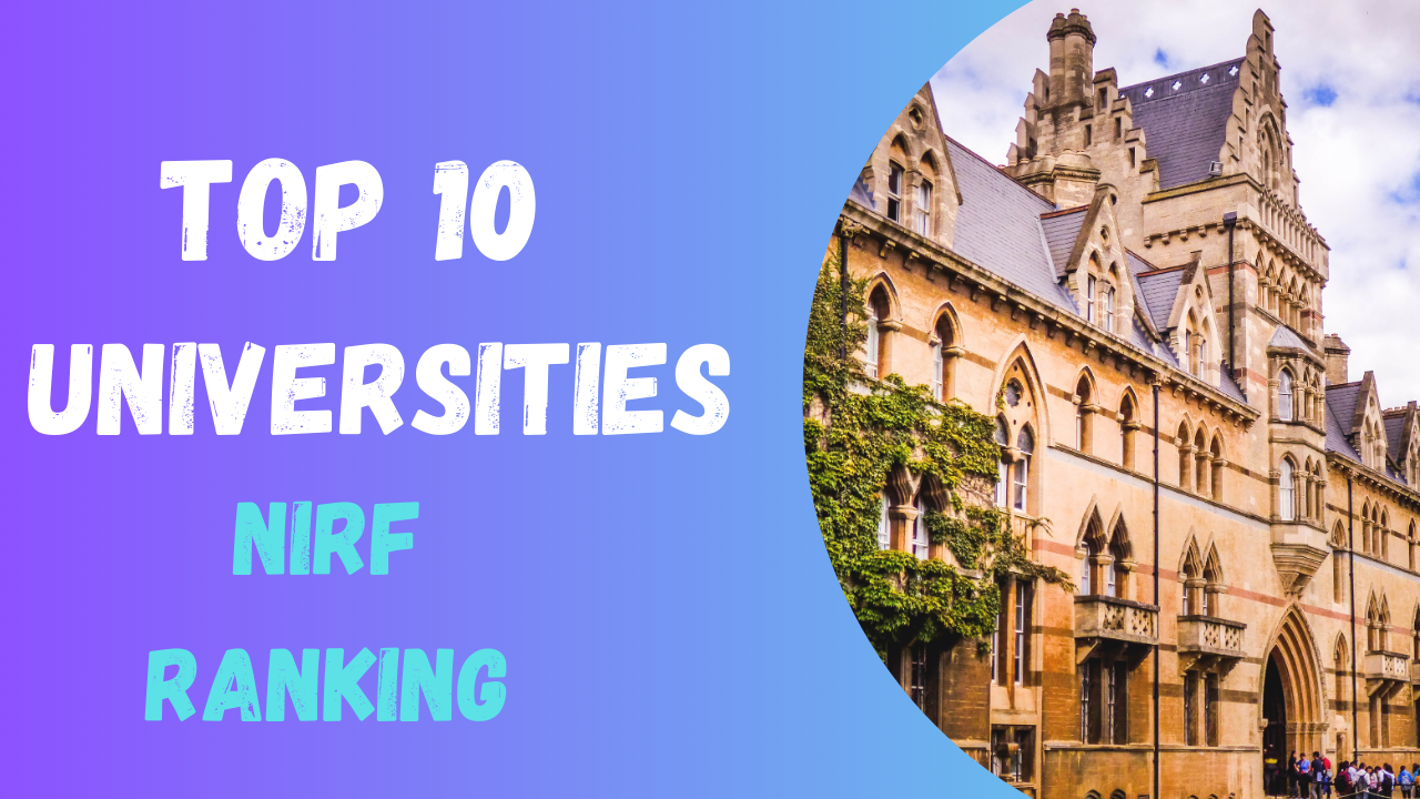 Top 10 University in India 2024 NIRF Ranking